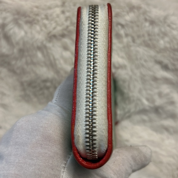 Balenciaga Bazaar striped leather long zip around wallet - Picture 11 of 17